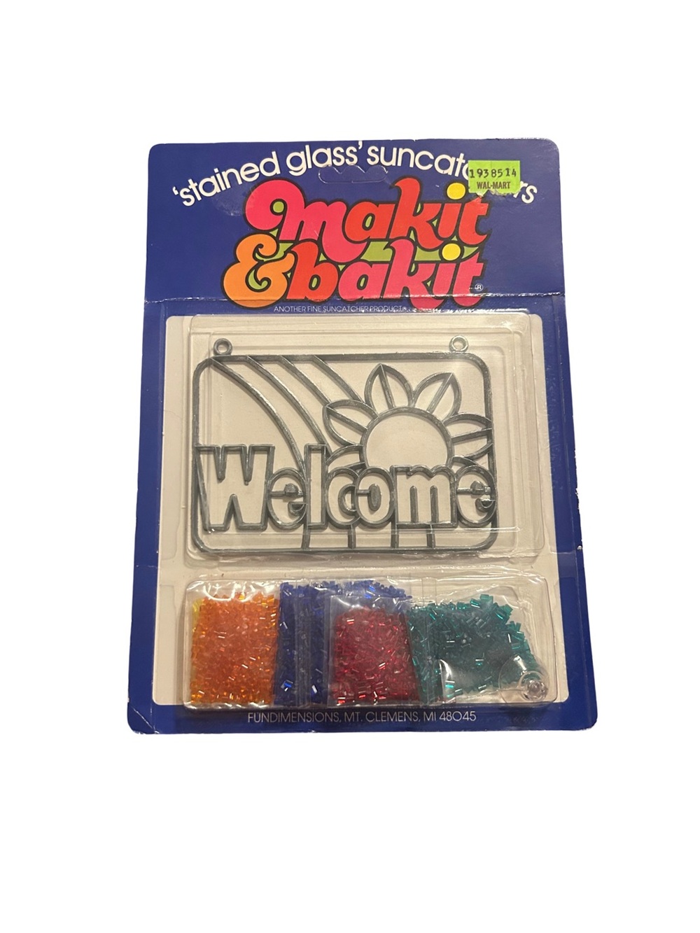Makit & Bakit ‘Stained Glass’ Sun-catcher Kits 1985